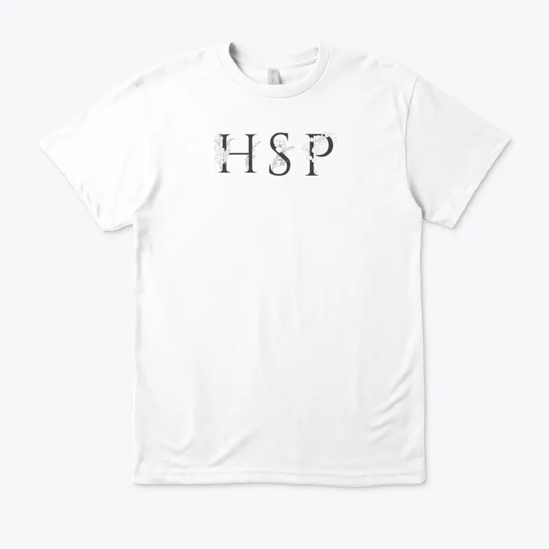 HSP Black Print Eco Unisex Tee