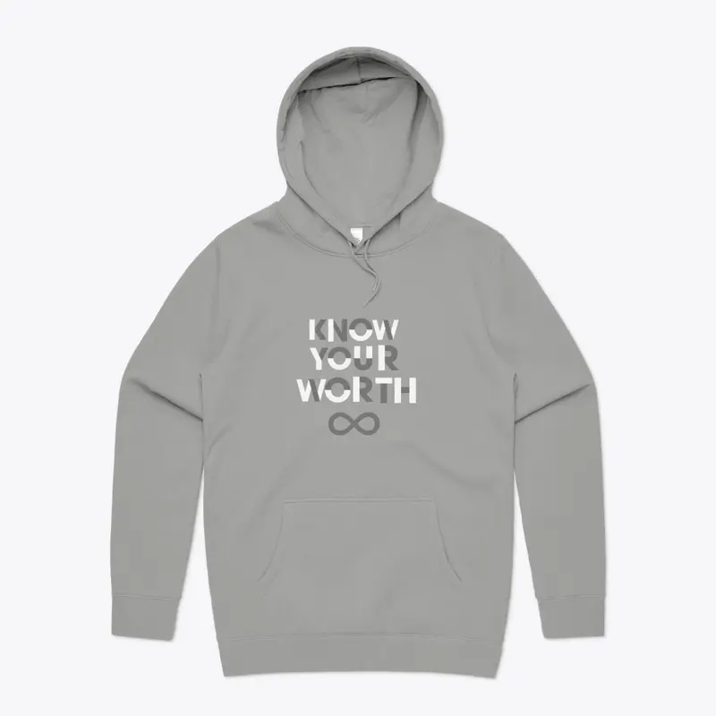 Know Your Worth Men's Stencil Hoodie